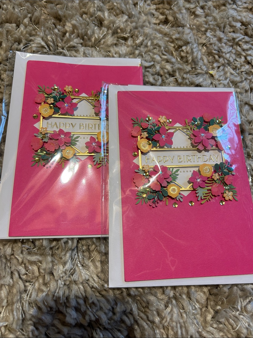 Signature Gold-Edged Greeting Cards - Pack of 2